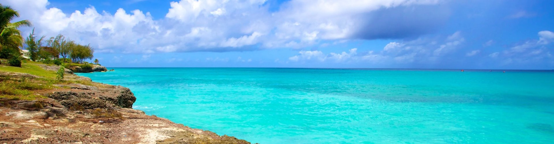 Barbados night skyline