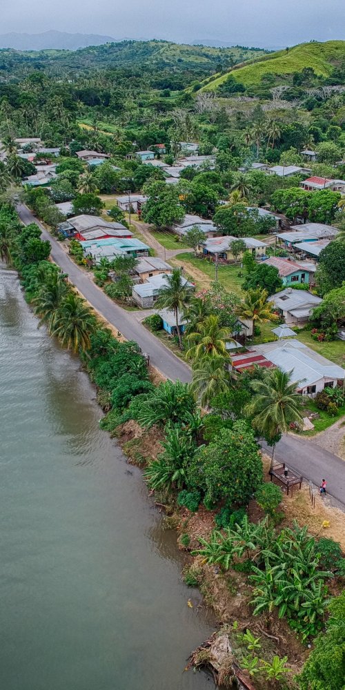 Local Driving Scene in Sigatoka