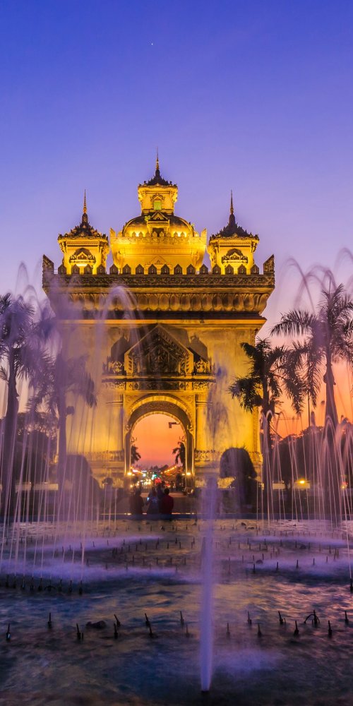 Driving in Vientiane, LA