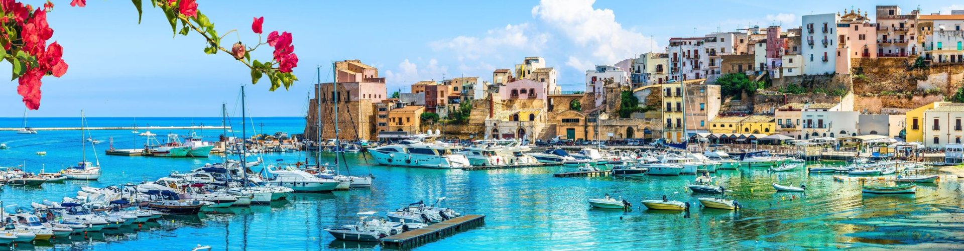 Trapani night skyline