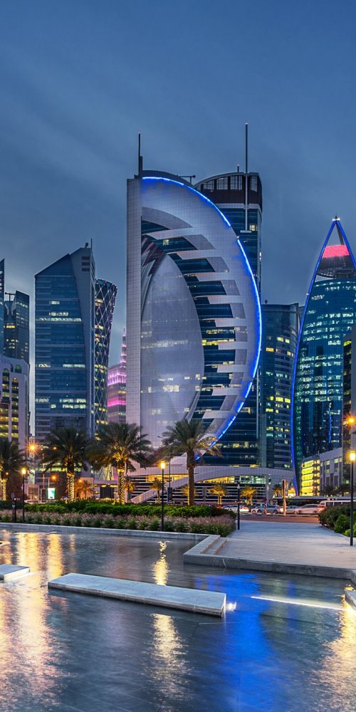 Doha driving scene