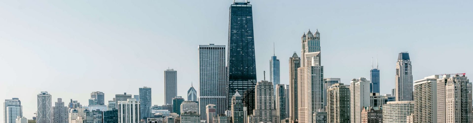 Chicago night skyline