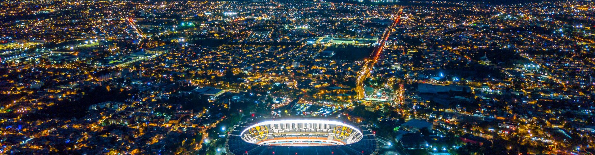 Mexico City night skyline