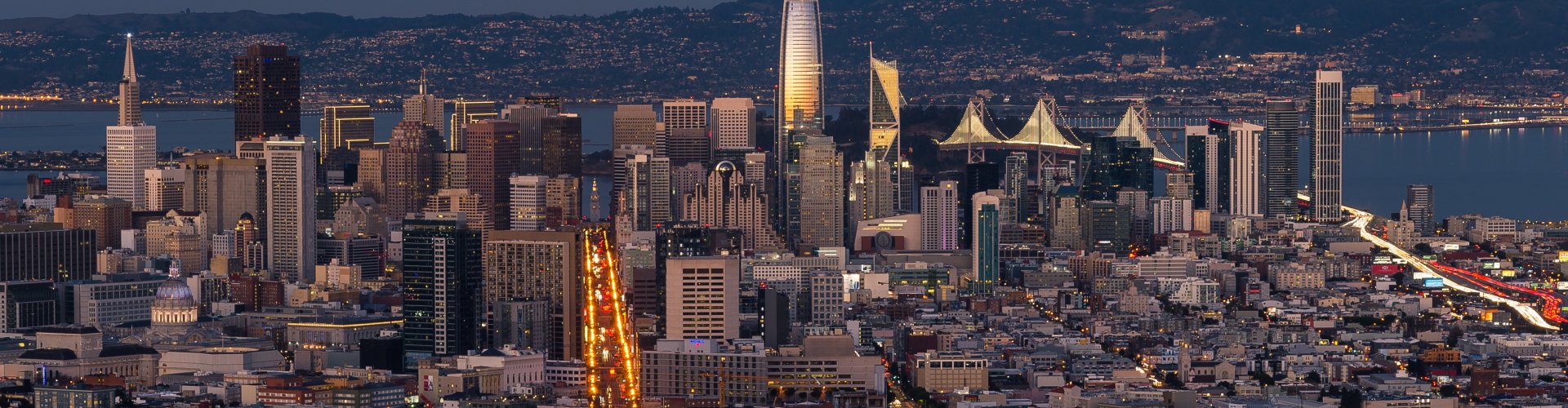 San Francisco night skyline