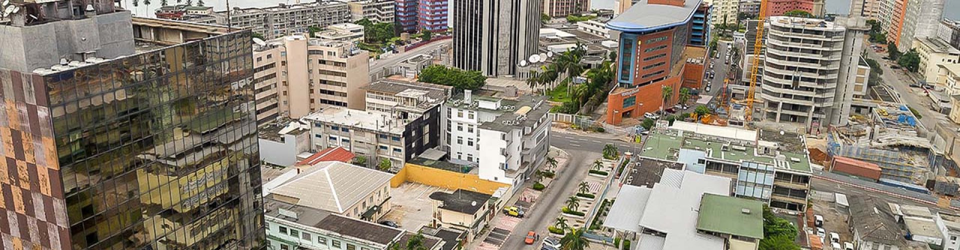 Abidjan night skyline