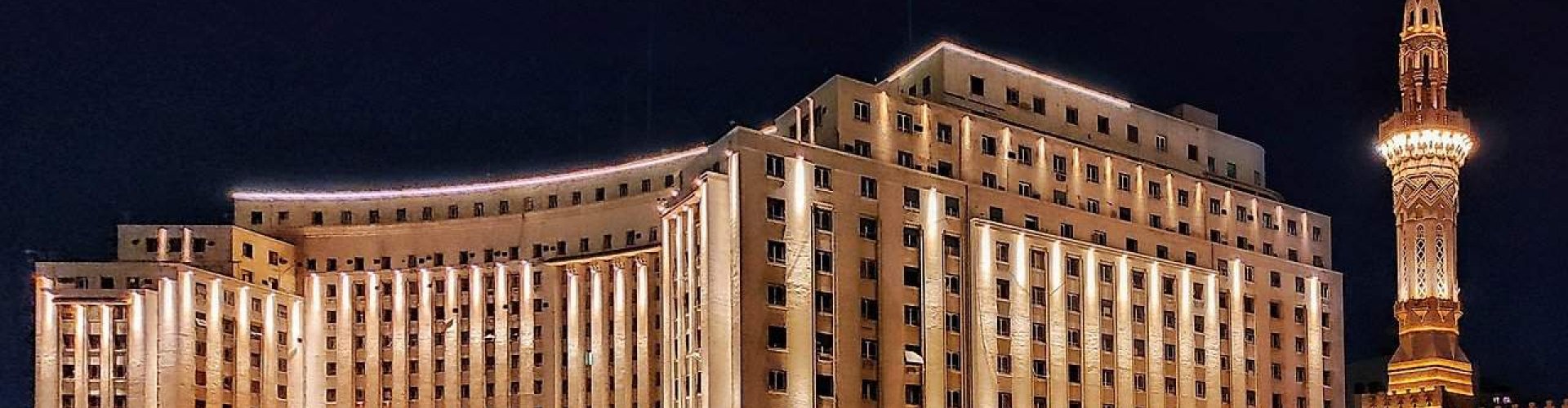 Cairo night skyline