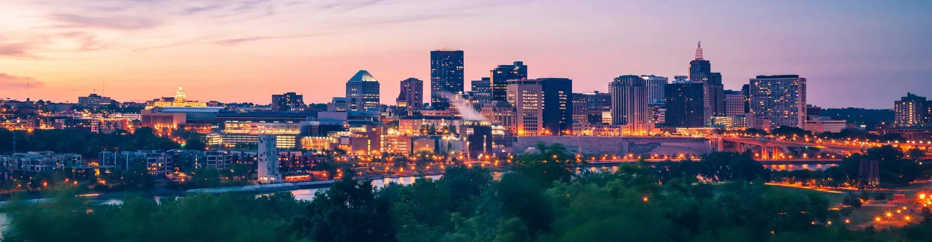 Ramsey Night Skyline