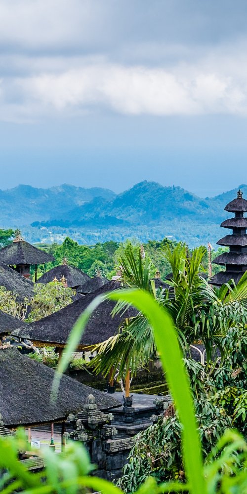 Balinese driving scene