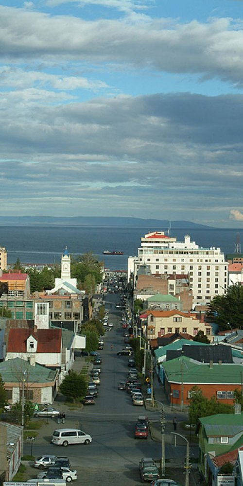 Driving in Punta Arenas, CL