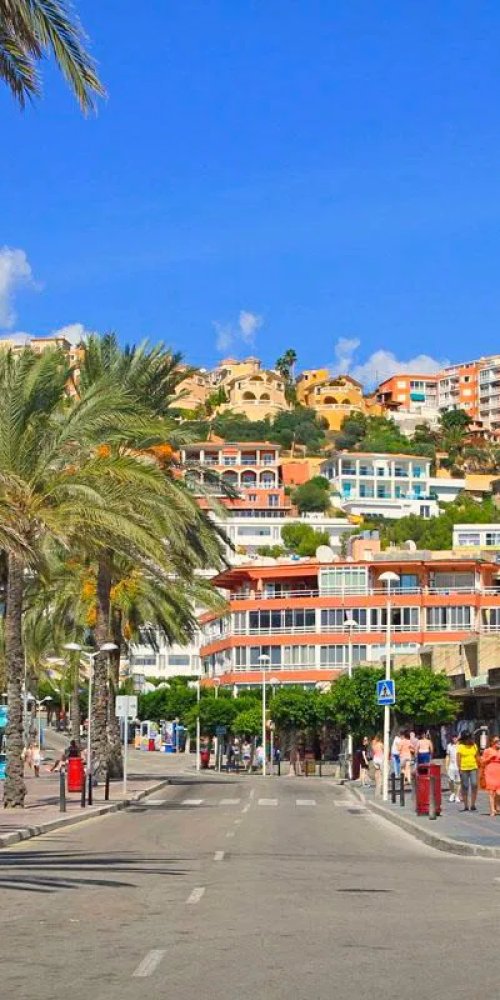 Driving in Santa Ponsa, ES