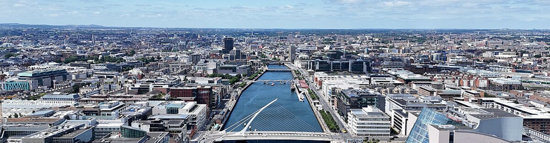 Dublin night skyline