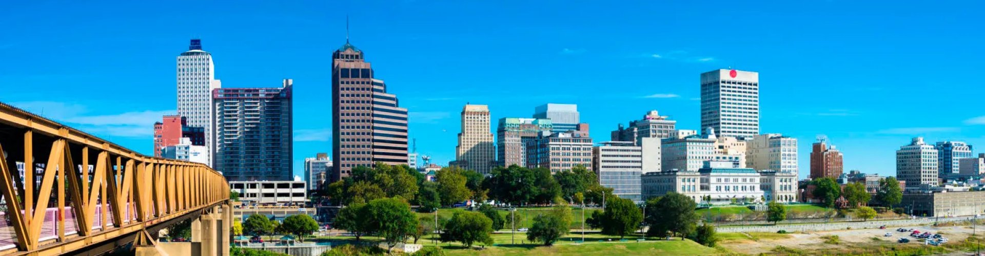 Memphis night skyline