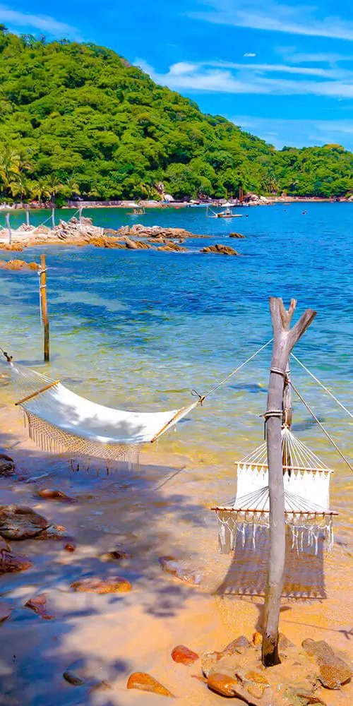 Local driving scene Puerto Vallarta