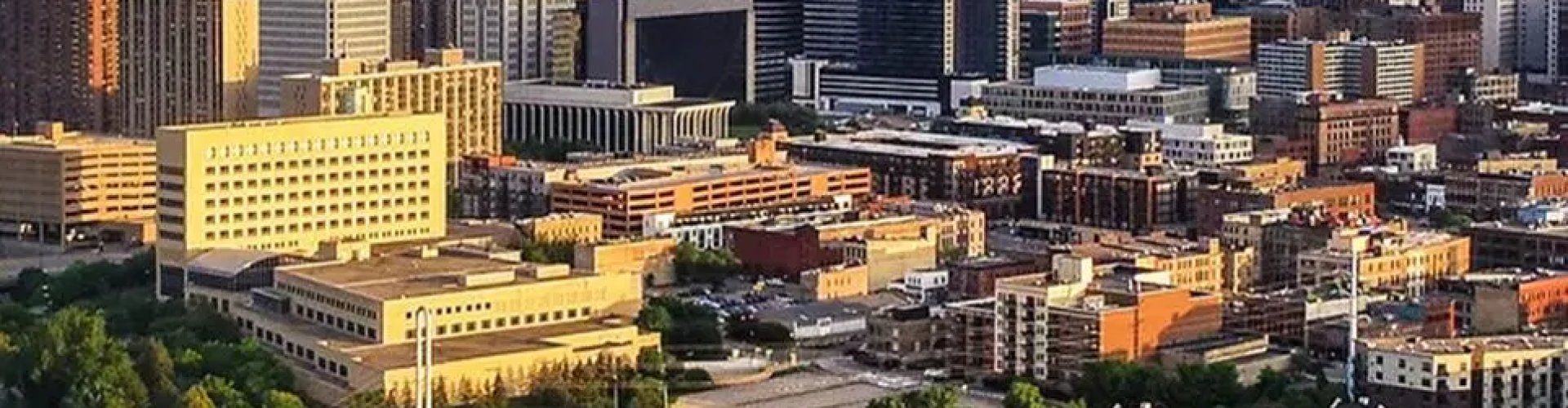 Minneapolis night skyline