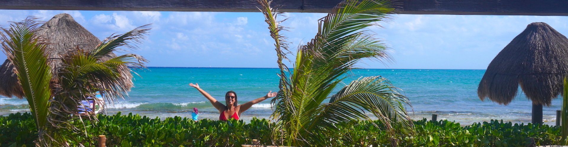 Playa del Carmen night skyline