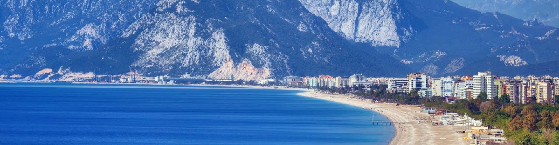 Antalya night skyline