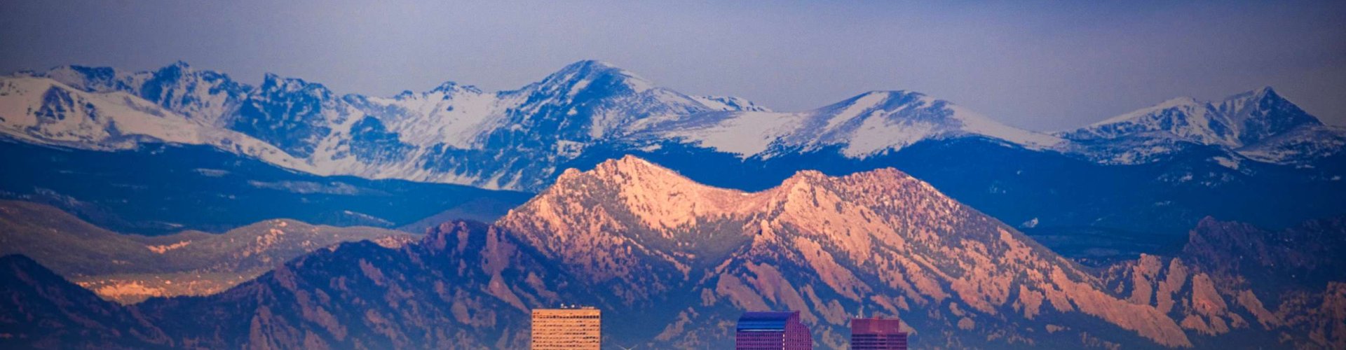 Denver night skyline