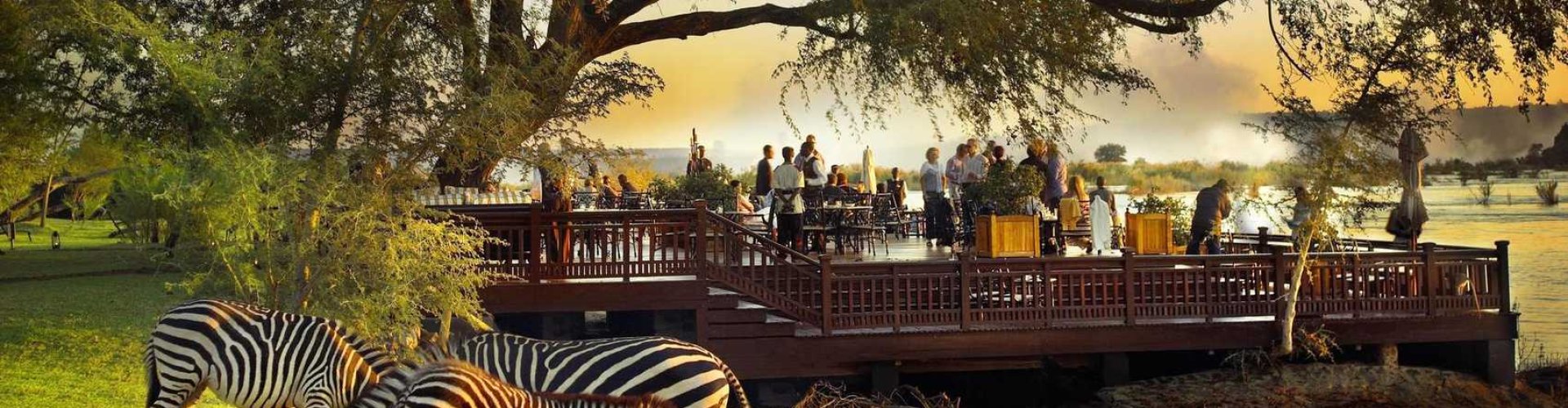 Victoria Falls night skyline