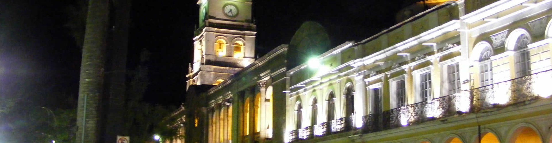 Cochabamba night skyline