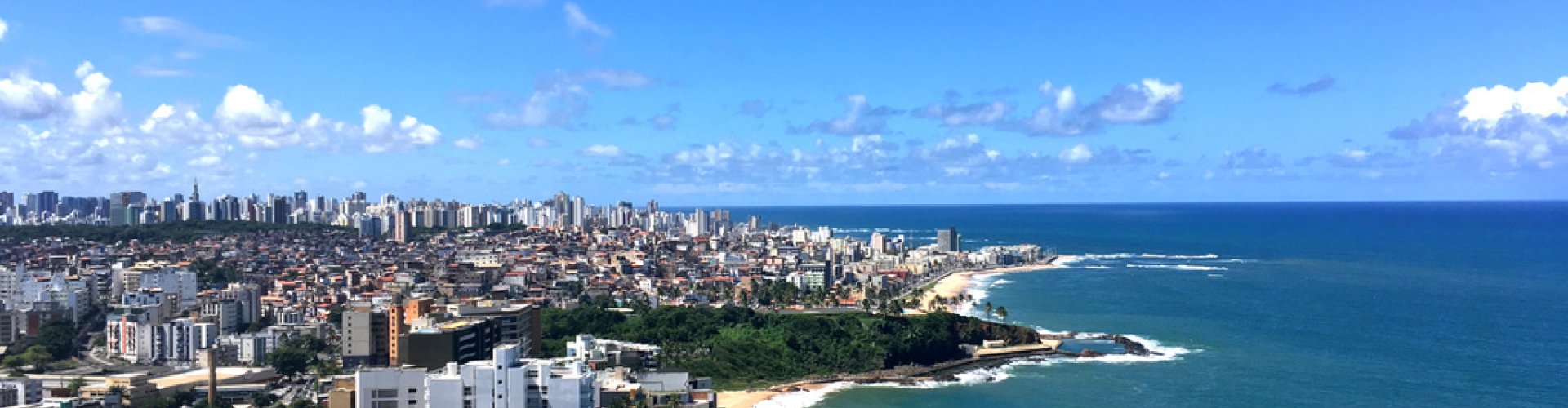 Rio Vermelho night skyline