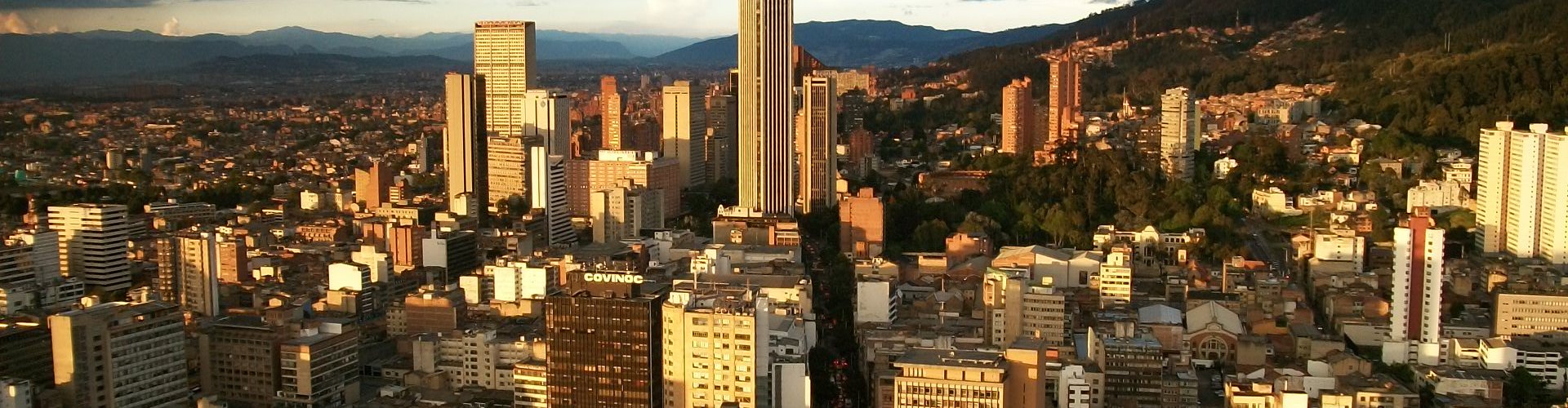 Bogotá night skyline