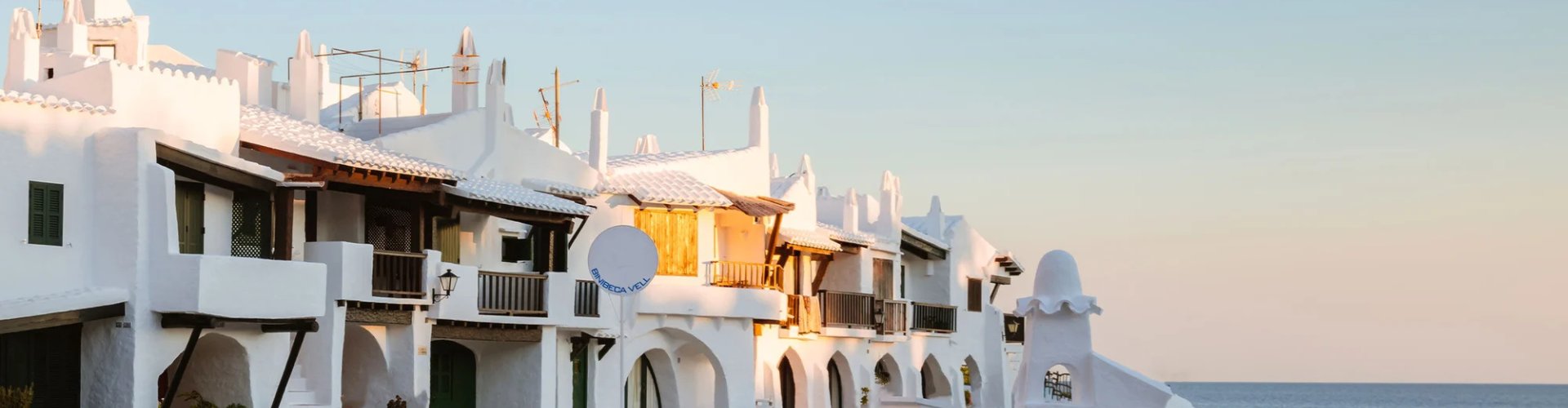 Menorca night skyline